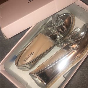 Silver JustFab Shoes